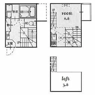 ハーモニーテラス野並Ⅲ【1階】の間取り