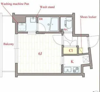 Luce Shinfukushima【10階】の間取り