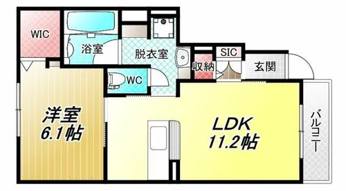 ヴェルデ ブリッサⅠ【1階】の間取り