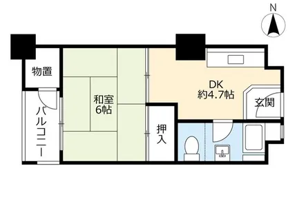 UR兵庫駅前【0001213号室】の間取り