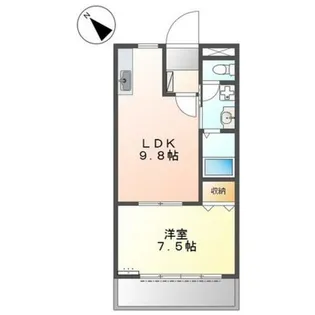 コンフォールふかいのもり【1階】の間取り
