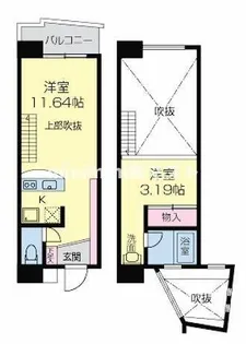 フォレステージュ靱公園【6階】の間取り