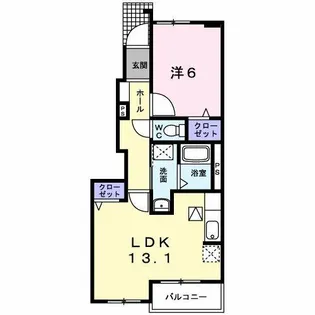 Villa フォーシーズン【1階】の間取り