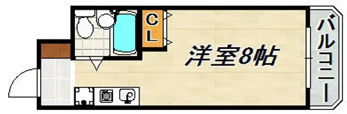 メゾン・ド・エコール【3階】の間取り