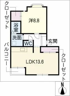 プレシャス【2階】の間取り
