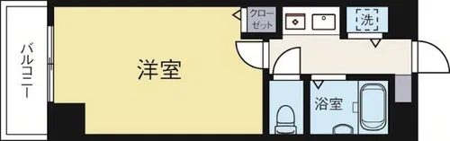 ドルチェ南天神【6階】の間取り