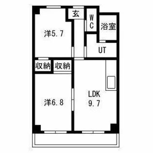 SEASONCOURT IKESHITA【3階】の間取り