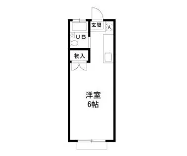 エステートピア岩崎台【107号室】の間取り