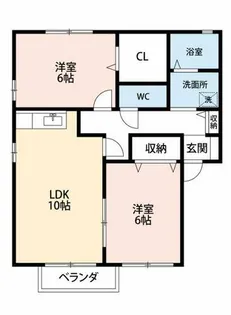ネオフォレストF【2階】の間取り