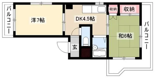 メゾンアイユー【3階】の間取り