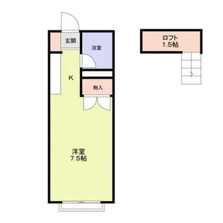 エステートピア汐之宮【2階】の間取り