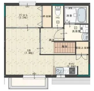 アーバン白浜【2階】の間取り