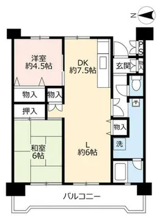 UR水草【0020204号室】の間取り
