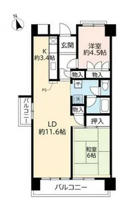 URポートアイランド【0600812号室】の間取り