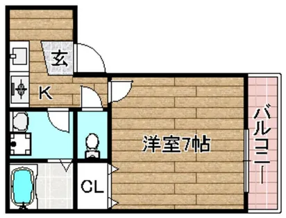 メゾネット21【1階】の間取り