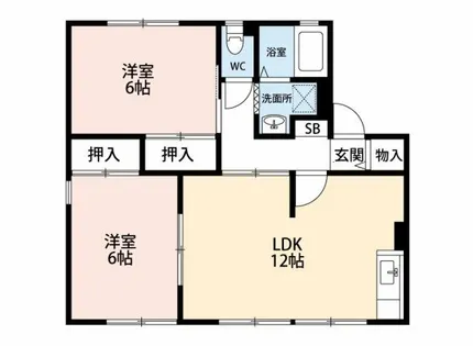 エイトファーム知立B棟【2階】の間取り