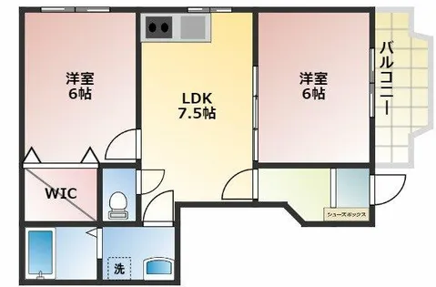 ルマージュ神戸3番館【1階】の間取り