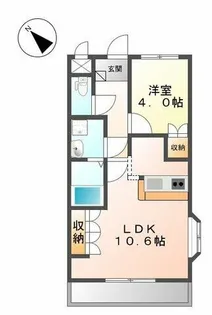 サンフィット レジデンス【201号室】の間取り