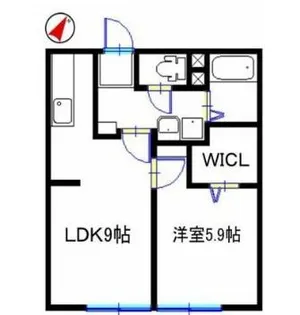 シティ御立【2階】の間取り