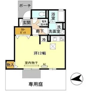 ロイヤルメゾンマエダ【1階】の間取り