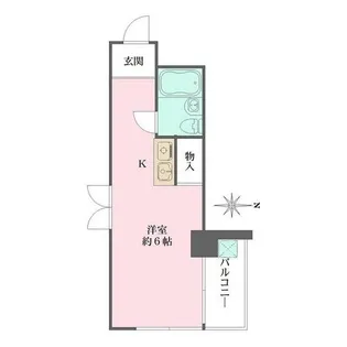 ダイドーメゾン西宮北口X【4階】の間取り