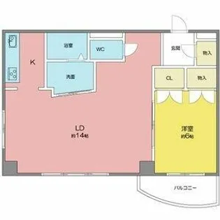 愛知県春日井市勝川町1丁目【マンション】の間取り