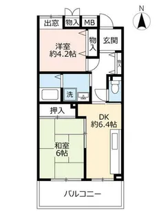 URアーバンラフレ志賀【0030603号室】の間取り