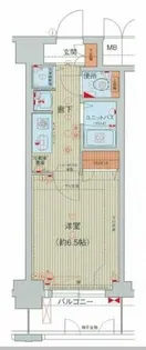ライジングコート梅田サンライズ【8階】の間取り