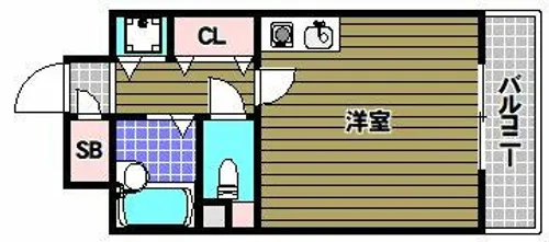 プランドールマサキ【5階】の間取り