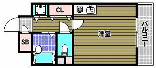 プランドールマサキ【5階】の間取り