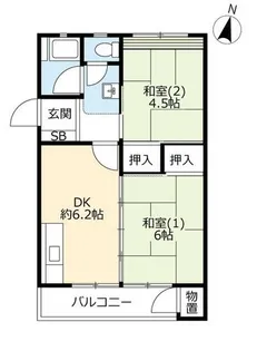 UR鈴蘭台第一【0370405号室】の間取り