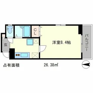 プラシード白川今小路【2階】の間取り