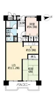URポートアイランド【0501215号室】の間取り