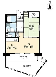 UR浜甲子園さくら街【0080101号室】の間取り