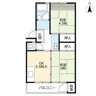 UR志徳【0200301号室】の間取り