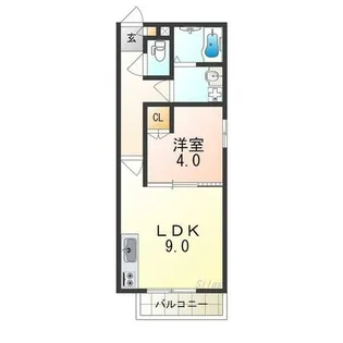 VERY戎之町【2階】の間取り