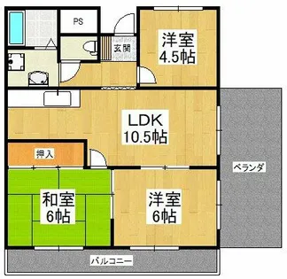 ジョイフル昭栄【2階】の間取り