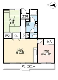 UR水草【0010302号室】の間取り