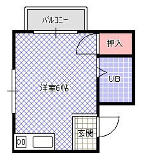 住地八坂マンション【3階】の間取り