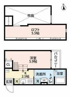 Y&Mアルタイル加納【2階】の間取り