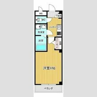 リバーサイド シェル【1階】の間取り