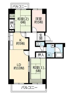 UR光明池駅前【0050519号室】の間取り
