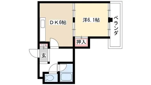 大須寿ビル【703号室】の間取り