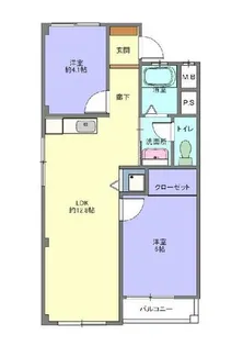 藤が丘コーポラス【3階】の間取り