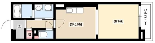 アーバンドエル八事石坂【910号室】の間取り