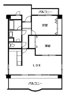 ビューテラス富貴【3階】の間取り