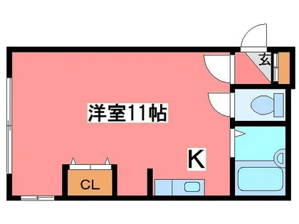 リビング西岡【2階】の間取り