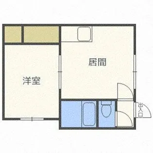 リトルパーク3【101号室】の間取り