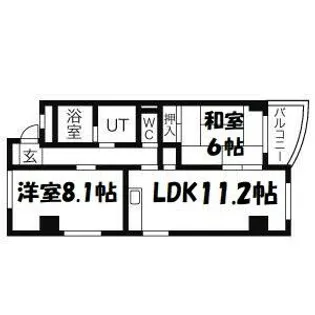 良和第一マンション【7階】の間取り