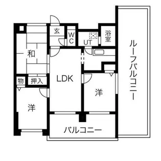 シャトー三和青山【5階】の間取り